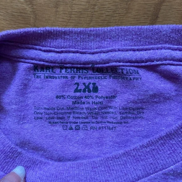 🎸BUY ONE GET ONE FREE Karl Ferris Jimi Hendrix Collection Men’s T Shirt 2XL - Picture 3 of 3